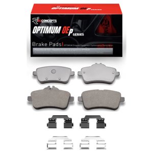 Mercedes-Benz ML250 Brake Pads (1) - Rear - R1 Concepts - Optimum OE - `12-`18